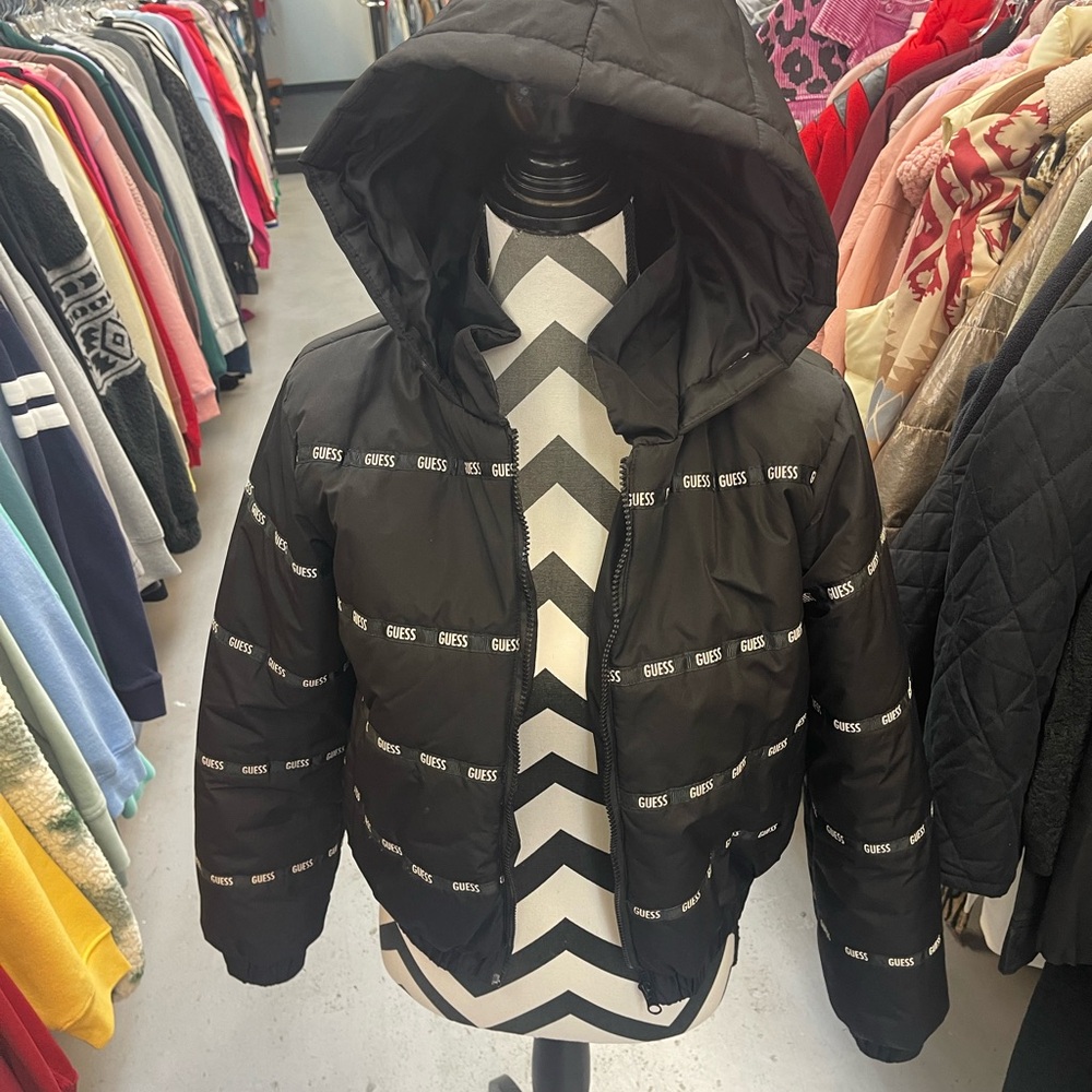 Guess Black Quilted Jacket